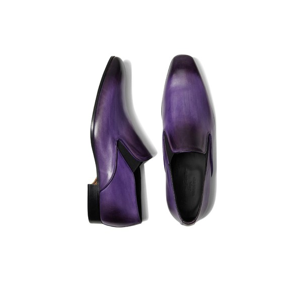 マッシモマッテエロ メンズ スリッポン・ローファー シューズ Ponte Vecchio Slip-On Violetto