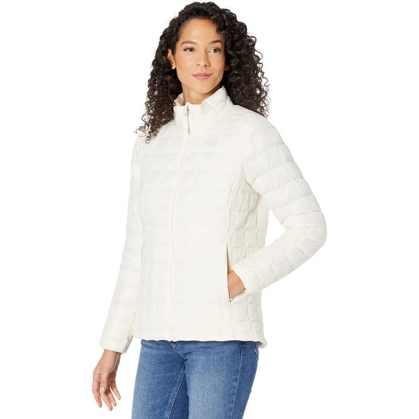 ノースフェイス レディース コート アウター ThermoBall Eco Jacket Gardenia White