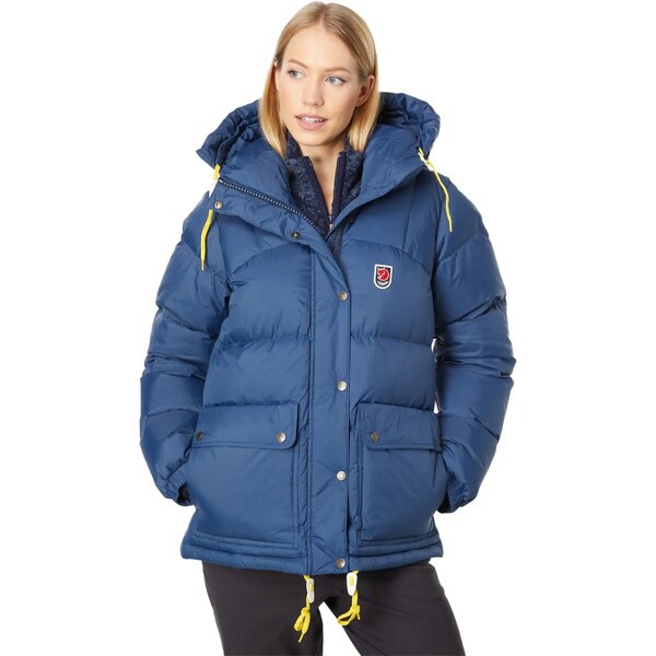 フェールラーベン レディース コート アウター Expedition Down Lite Jacket Navy