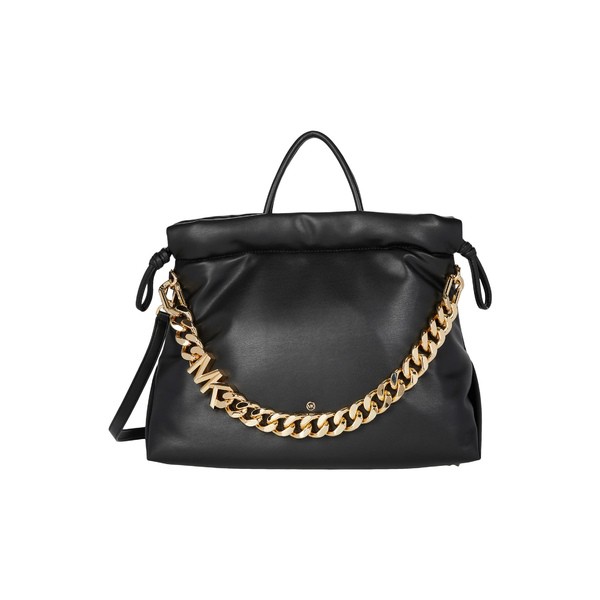 マイケルコース レディース ハンドバッグ バッグ Lina Medium Drawstring Tote Black