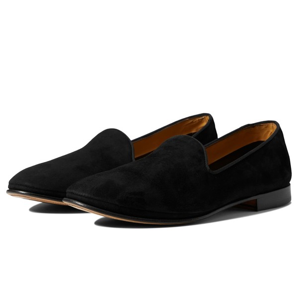 マッシモマッテエロ メンズ スリッポン・ローファー シューズ Tuscany Suede Loafer Black