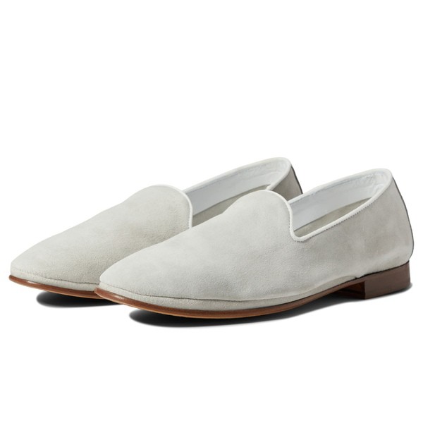 マッシモマッテエロ メンズ スリッポン・ローファー シューズ Tuscany Suede Loafer Bianco