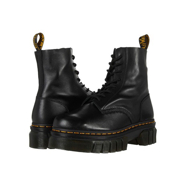 ドクターマーチン レディース ブーツ＆レインブーツ シューズ Audrick 8-Eye Boot Black Nappa Lux