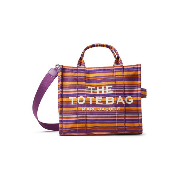 マークジェイコブス レディース ハンドバッグ バッグ The Small Tote Purple Multi