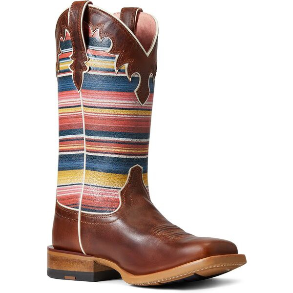 アリアト レディース ブーツ＆レインブーツ シューズ Fiona Western Boot Rye Brown/Sedona Serape