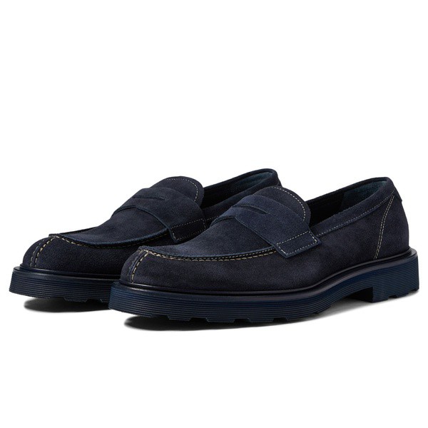 グッドマンブランド メンズ スリッポン・ローファー シューズ Lexington Loafer Navy/Suede