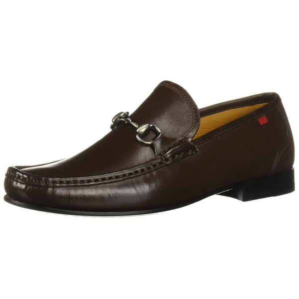 マークジョセフニューヨーク メンズ スリッポン・ローファー シューズ Mens Gold Collection Leather Sole Buckle Loafer, Dark Green Su