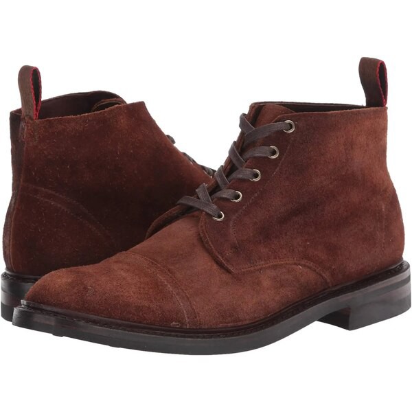 アレン エドモンズ メンズ ブーツ＆レインブーツ シューズ Men's Patton Cap Toes Ankle Boot Snuff Brown