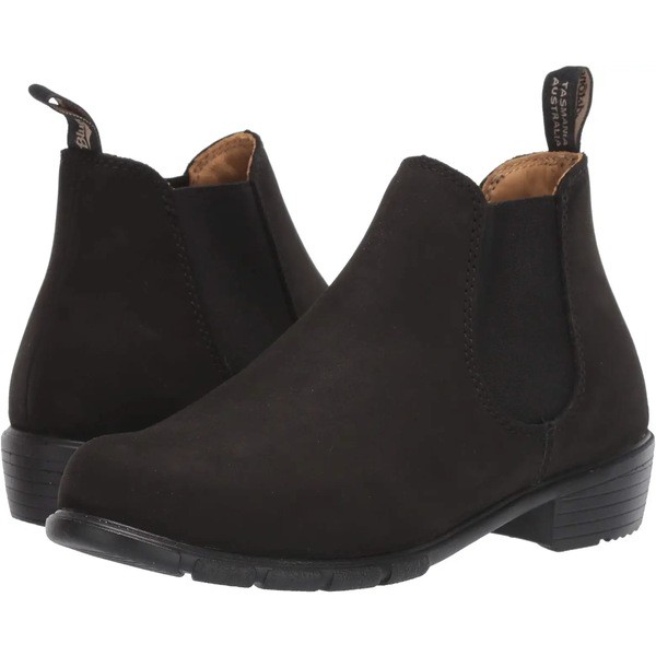 ブランドストーン レディース ブーツ＆レインブーツ シューズ BL1977 Ankle Chelsea Boot Black Nubuck