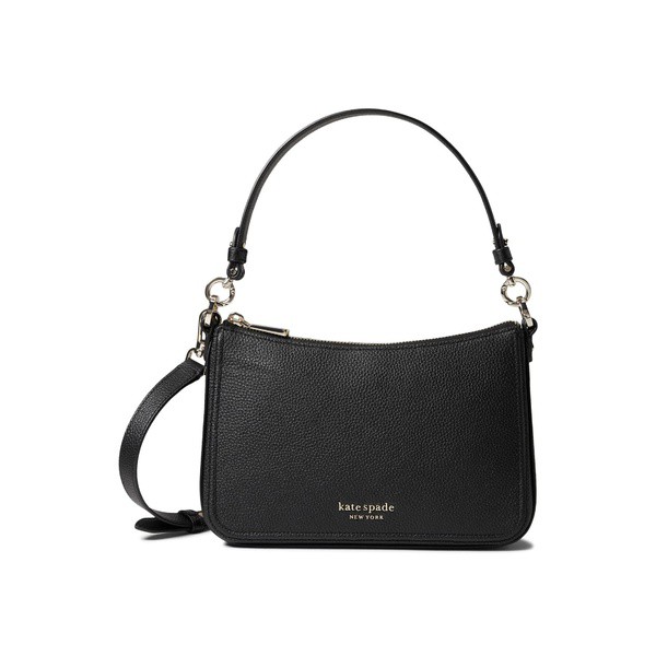 ケイト スペード レディース ハンドバッグ バッグ New Core Pebble Pebbled Leather Medium Convertible Crossbody Black