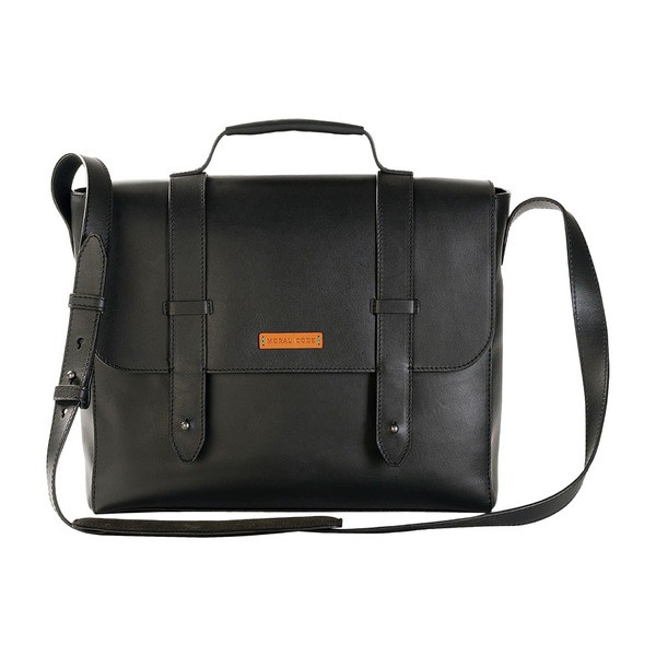 モラル コード メンズ ショルダーバッグ バッグ Finley Messenger Bag Black