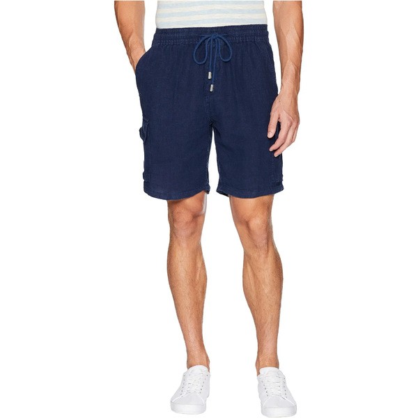 ヴィルブレクイン メンズ ハーフ＆ショーツ ボトムス Drawstring Pocket Shorts Navy