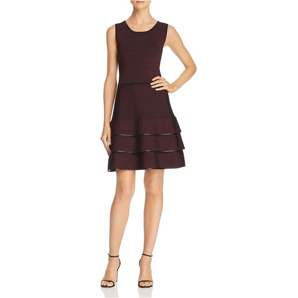 パーカー レディース ワンピース トップス Women's Sondra Sleeveless Fit to Flare Knit Dress Cordovan Multi