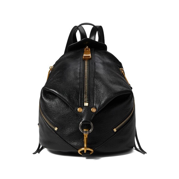 レベッカミンコフ レディース バックパック・リュックサック バッグ Medium Julian Zipped Backpack Black