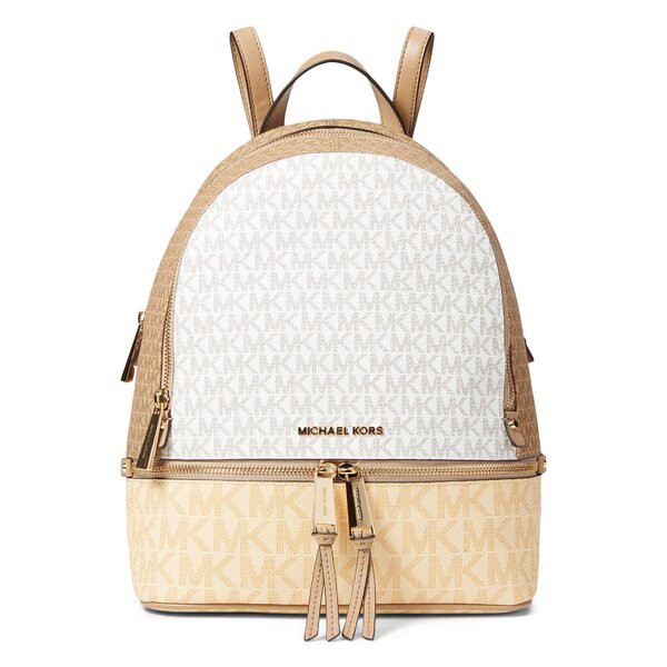 マイケルコース レディース バックパック・リュックサック バッグ Rhea Zip Medium Backpack Buttermilk Multi