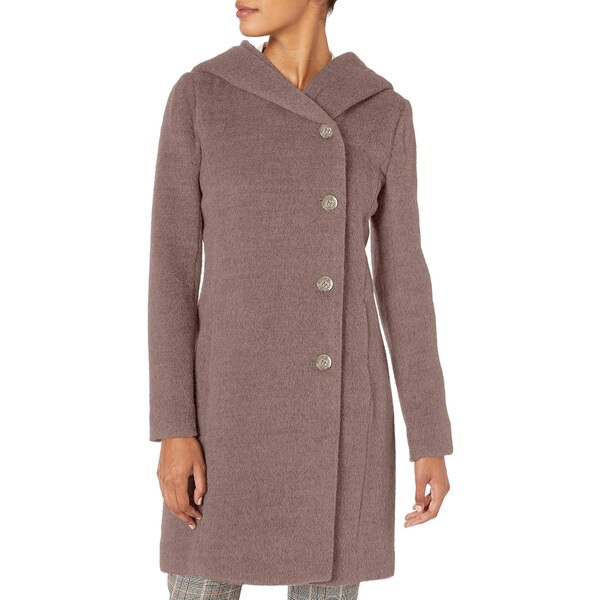 コールハーン レディース コート アウター Women's Alpaca Blend Dropped Shoulder Coat Taupe