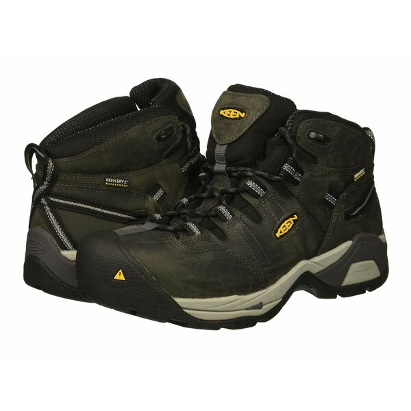 キーン メンズ ブーツ＆レインブーツ シューズ Detroit XT Mid Steel Toe Waterproof Magnet/Paloma