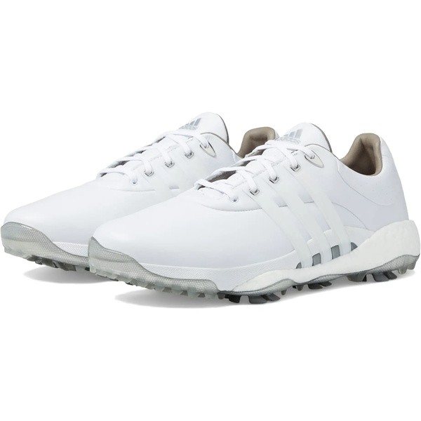 アディダス メンズ スニーカー シューズ Tour360 22 Footwear White/Footwear White/Silver Metallic