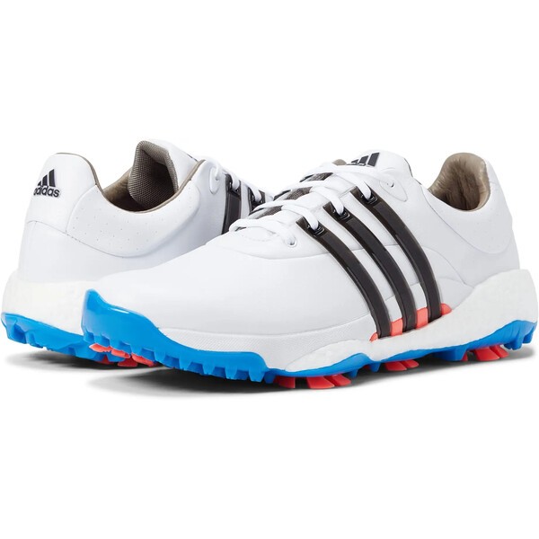 アディダス メンズ スニーカー シューズ Tour360 22 Footwear White/Core Black/Blue Rush