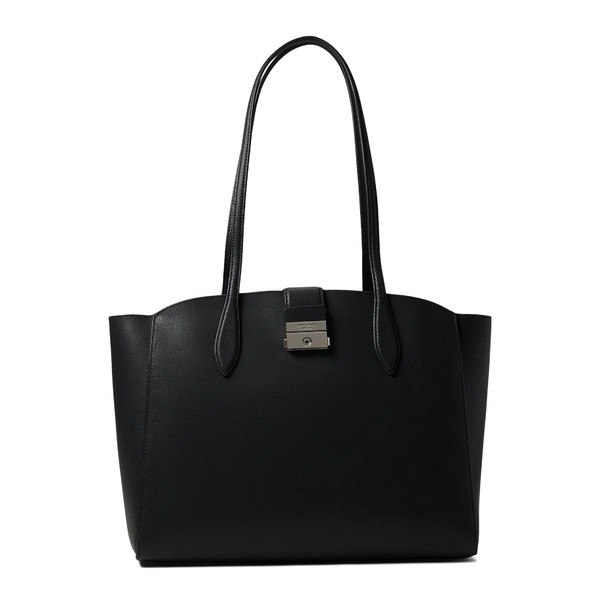 ケイト スペード レディース ハンドバッグ バッグ Voyage Small Grain Textured Leather Large Work Tote Black