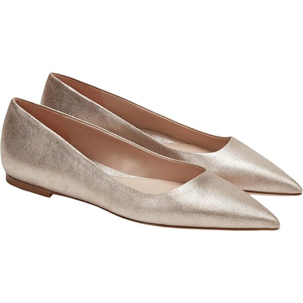 エムエメウラフール レディース サンダル シューズ Rowan Flat - Brushed Metallic Prosecco