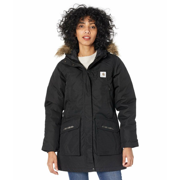 カーハート レディース コート アウター Yukon Insulated Parka Black