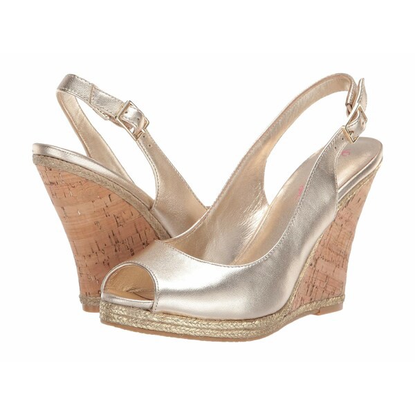 リリーピュリッツァー レディース ヒール シューズ Krisie Wedge Gold Metallic