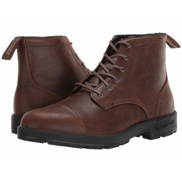 ブランドストーン メンズ ブーツ＆レインブーツ シューズ BL1935 Toe Cap Lace-Up Boot Antique Brown w/ Toe Cap