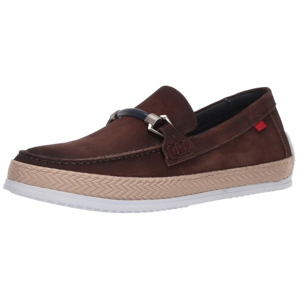 マークジョセフニューヨーク メンズ スリッポン・ローファー シューズ Men's Leather Luxury Deck Shoe with Bit Buckle/Rope Detail Boa