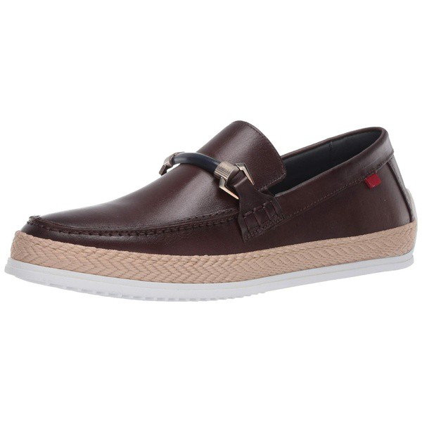 マークジョセフニューヨーク メンズ スリッポン・ローファー シューズ Men's Leather Luxury Deck Shoe with Bit Buckle/Rope Detail Boa