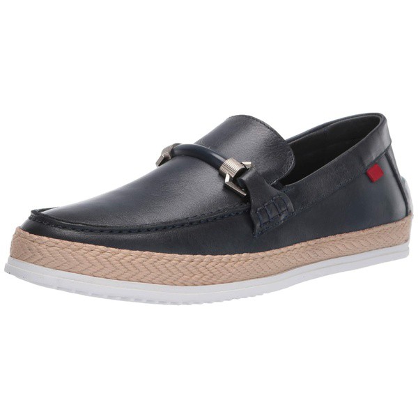 マークジョセフニューヨーク メンズ スリッポン・ローファー シューズ Men's Leather Luxury Deck Shoe with Bit Buckle/Rope Detail Boa