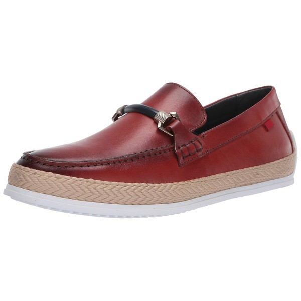 マークジョセフニューヨーク メンズ スリッポン・ローファー シューズ Men's Leather Luxury Deck Shoe with Bit Buckle/Rope Detail Boa