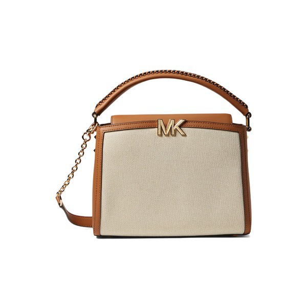 マイケルコース レディース ハンドバッグ バッグ Karlie Medium Top-Handle Satchel Natural