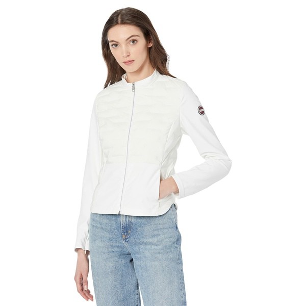 コルマール レディース コート アウター Stretch Softshell Hooded Down Jacket White/White