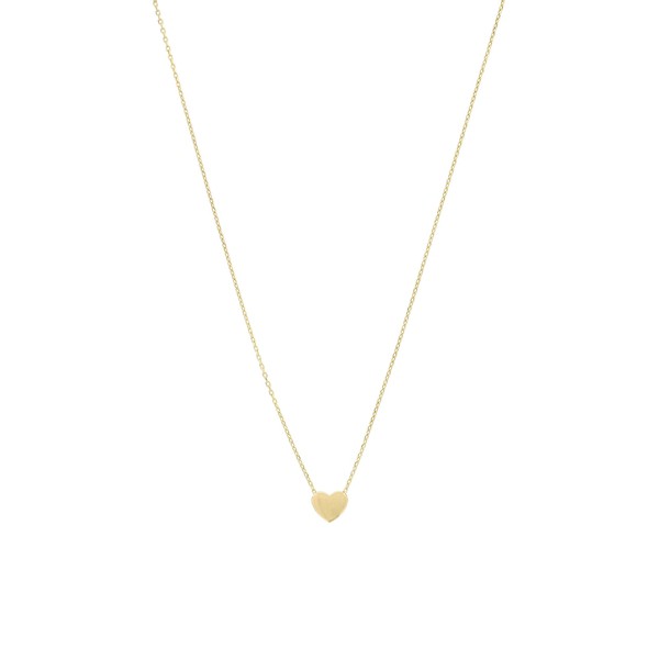 ディーバークレイ レディース ネックレス・チョーカー・ペンダントトップ アクセサリー 15" 14 KT. Petite Heart Adjustable Necklace Go