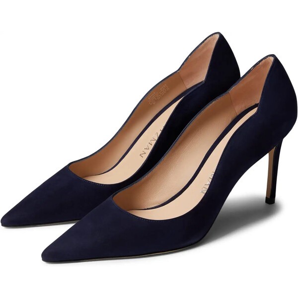 スチュアート ワイツマン レディース ヒール シューズ Stuart 85 Scallop Pump Nice Blue