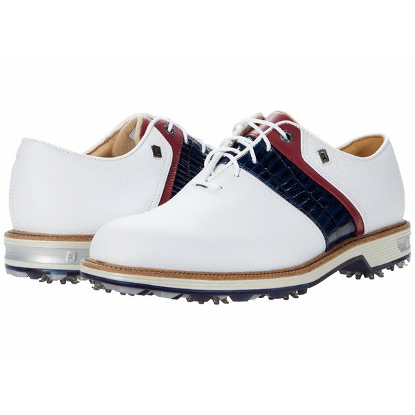 フットジョイ メンズ スニーカー シューズ DryJoys Premiere White/Navy/Red