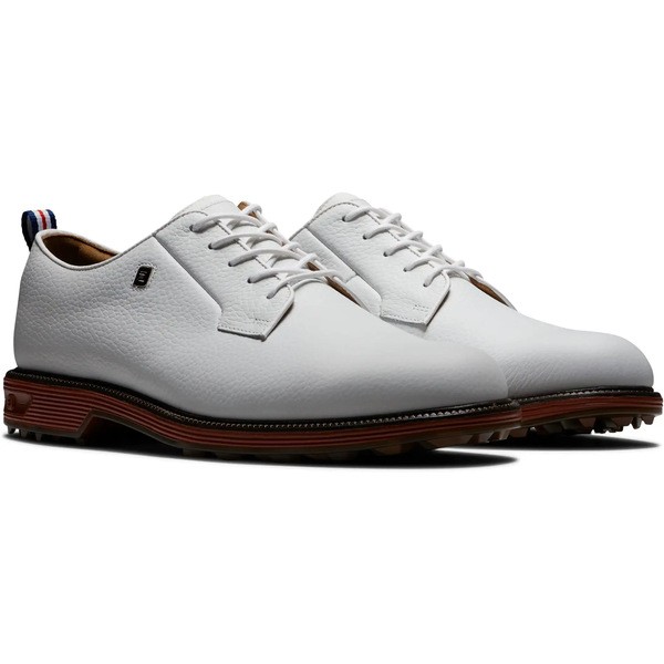 フットジョイ メンズ スニーカー シューズ DryJoys Premiere Cool White/Red