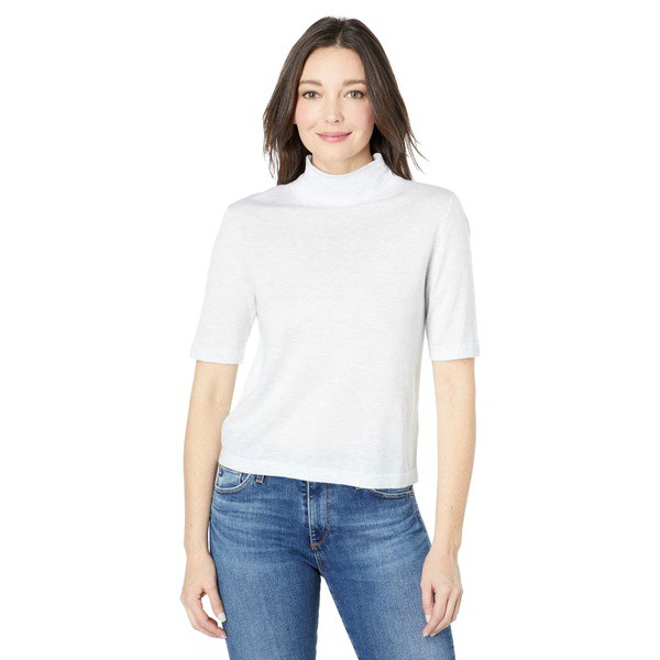 ヴィンス レディース ニット&セーター アウター Mock Neck Sweater Tee Heather Powder Blue