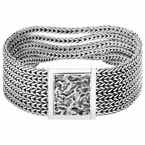 ジョン・ハーディー レディース ブレスレット・バングル・アンクレット アクセサリー Classic Chain Multi-Row Bracelet with Reticulate