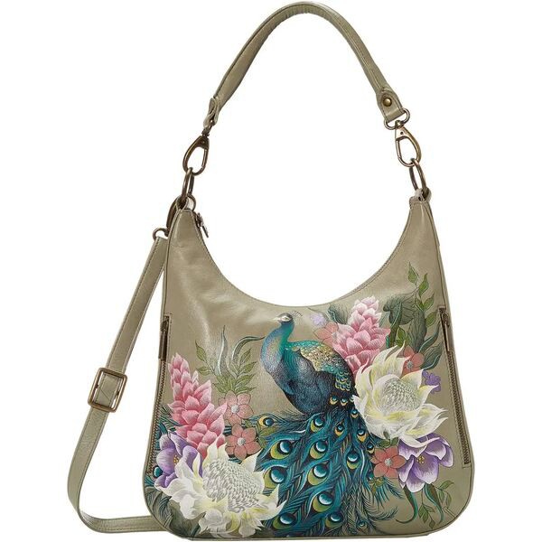 アヌシュカ レディース ハンドバッグ バッグ Convertible Slim Hobo with Crossbody Strap 662 Regal Peacock