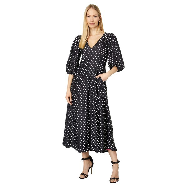 ケイト スペード レディース ワンピース トップス Harmony Dot Clique Dress Black