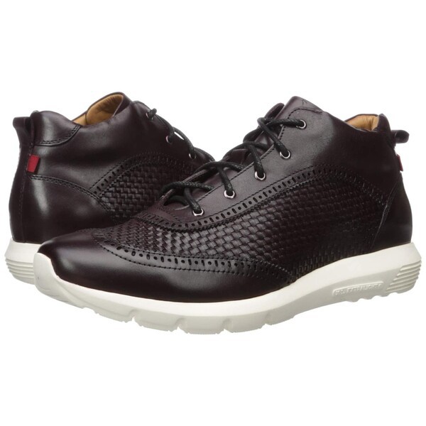 マークジョセフニューヨーク メンズ スニーカー シューズ Men's Leather Extra Lightweight Wingtip Ankle Boot Wine Nappa/Weave