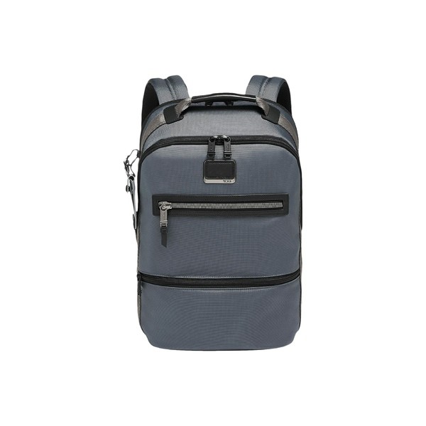 トゥミ メンズ バックパック・リュックサック バッグ Alpha Bravo Essential Backpack Cool Grey