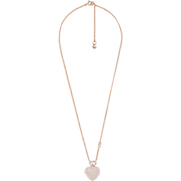 マイケルコース レディース ネックレス・チョーカー・ペンダントトップ アクセサリー Love Sterling Silver Pendant Necklace Rose Gold