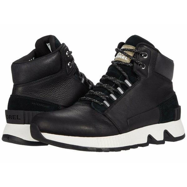 ソレル メンズ ブーツ＆レインブーツ シューズ Mac Hill Mid Leather Waterproof Black