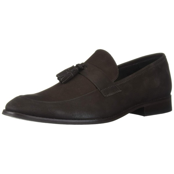 マークジョセフニューヨーク メンズ スリッポン・ローファー シューズ Men's Leather Luxury Gold Collection Tassle Loafer Brown Nubuc