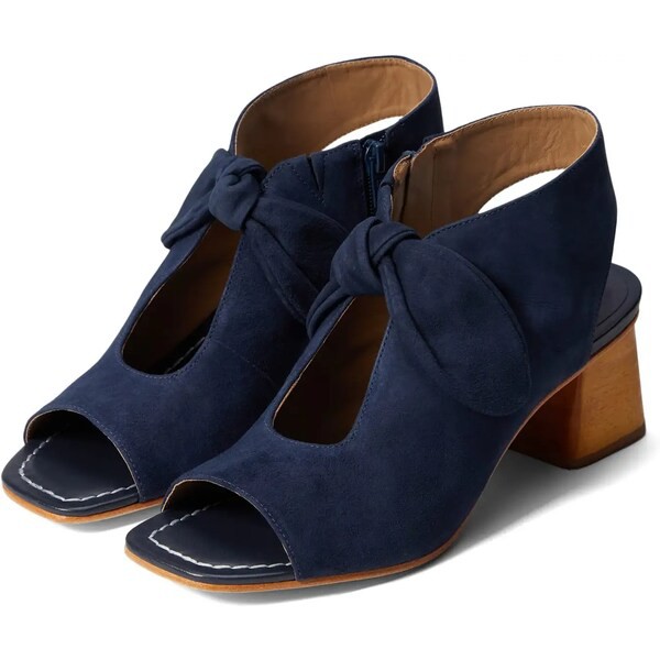 ベルナルド レディース ヒール シューズ Lizzie Navy Suede