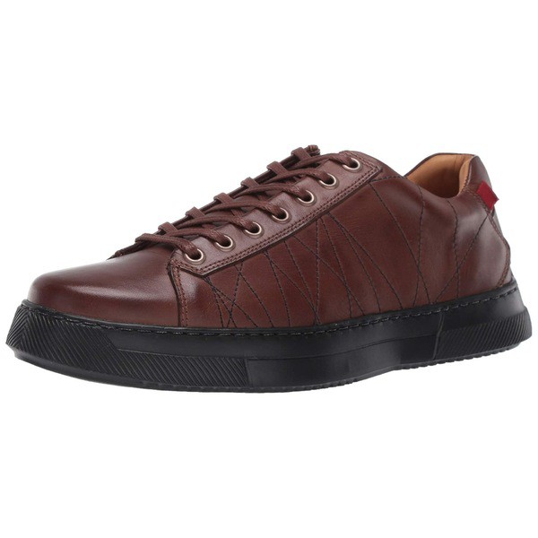 マークジョセフニューヨーク メンズ スニーカー シューズ Men's Leather Luxury Laceup Lightweight Technology Sneaker Mocha Nappa/Bla