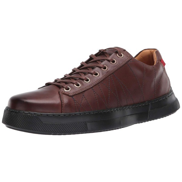 マークジョセフニューヨーク メンズ スニーカー シューズ Men's Leather Luxury Laceup Lightweight Technology Sneaker Cognac Nappa/Bl